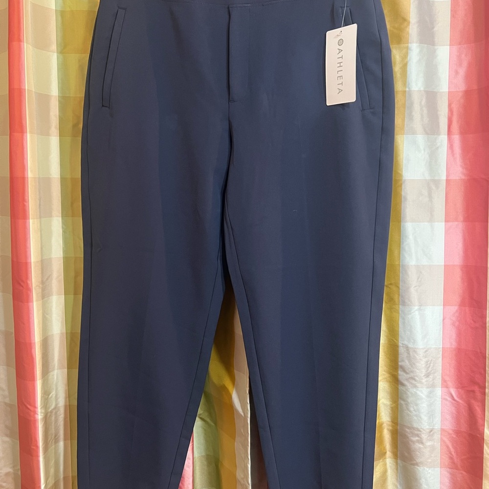 Athleta Deep Blue Endless Pants Size 12